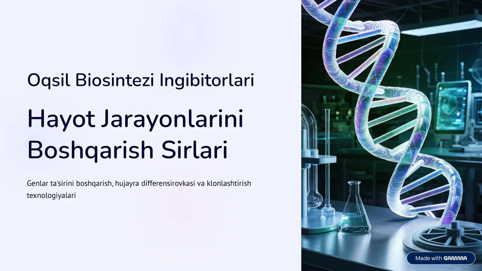 Oqsil Biosintezi Ingibitorlari 1
