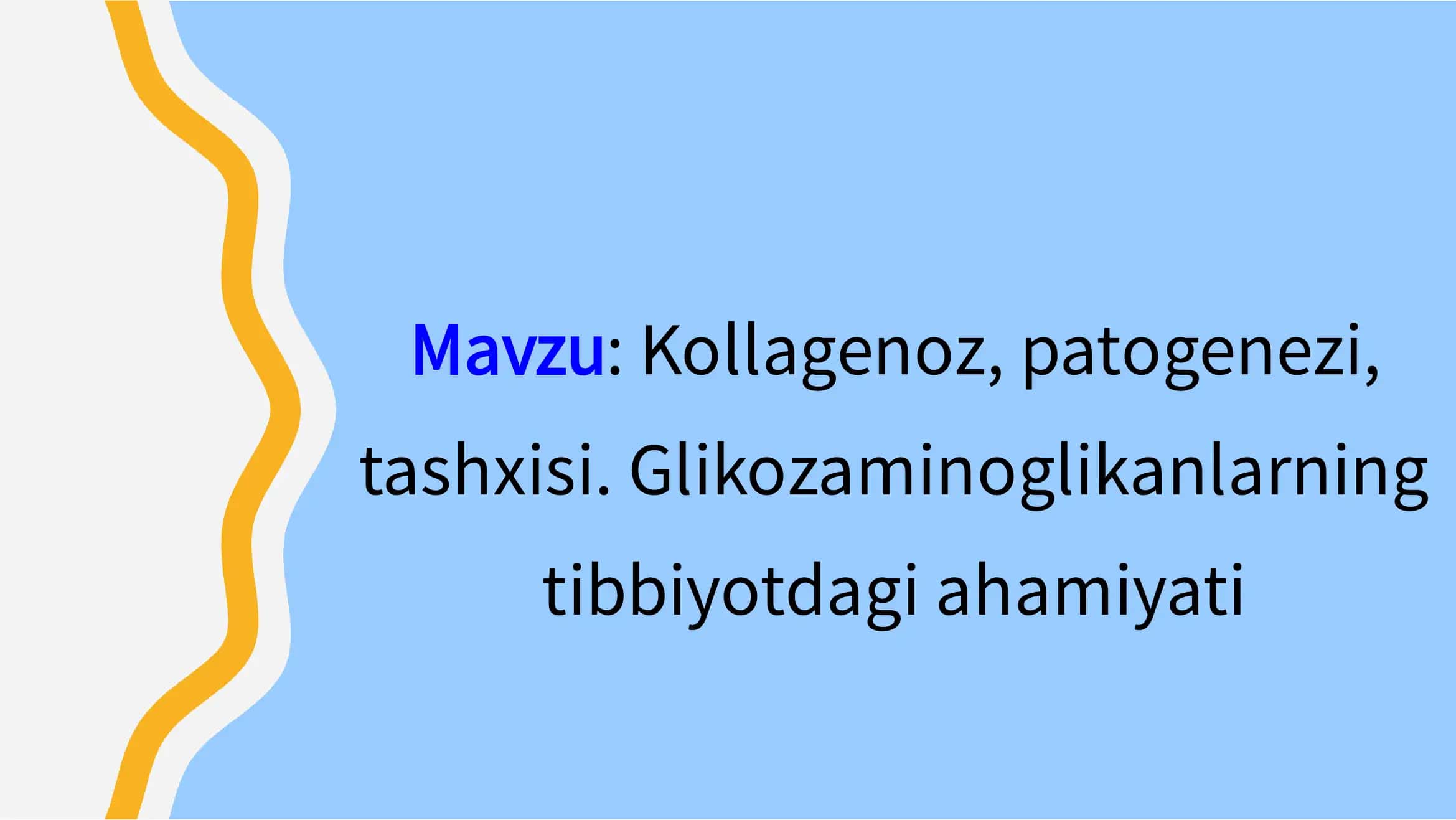 Kollagenoz, patogenezi, tashxisi 1
