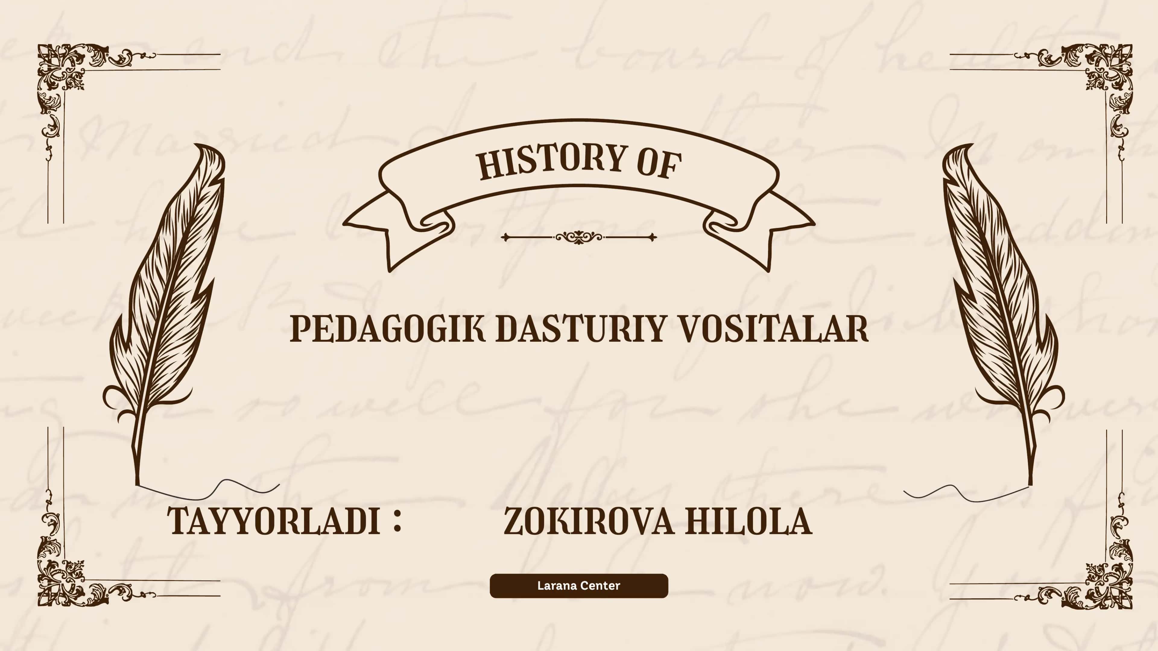 Pedagogik dasturiy vositalar 1
