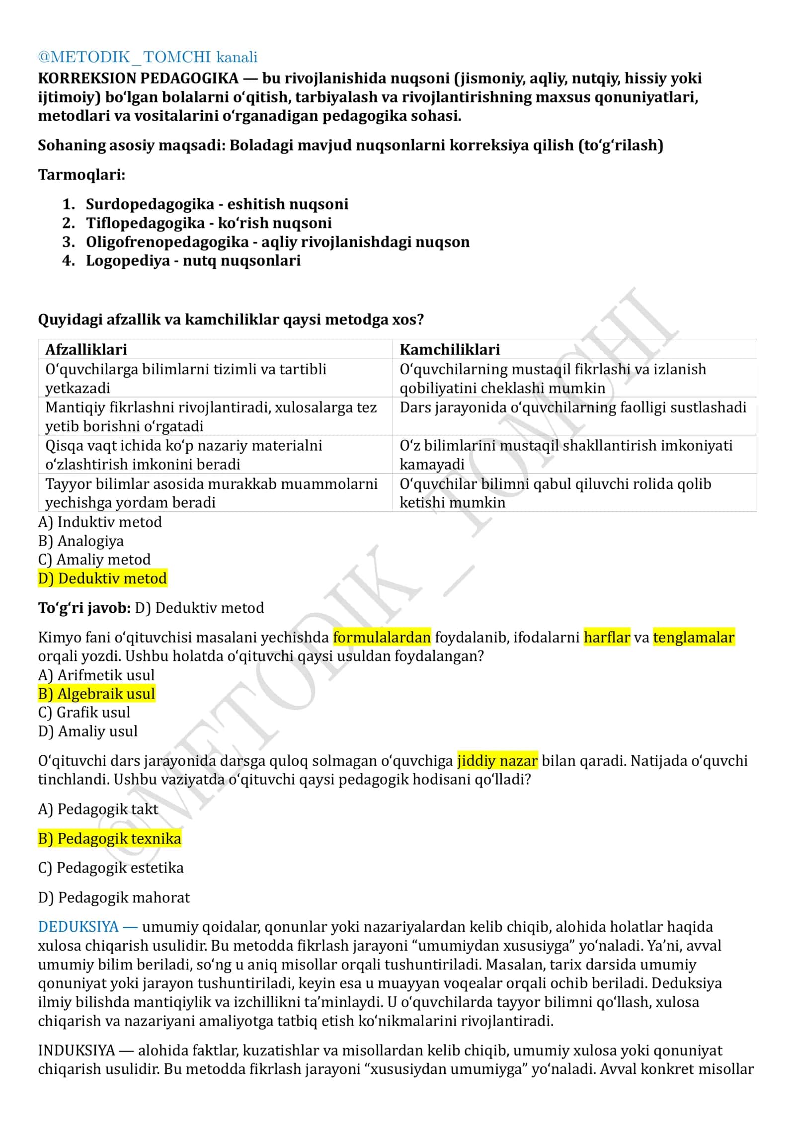 KORREKSION PEDAGOGIKA 1