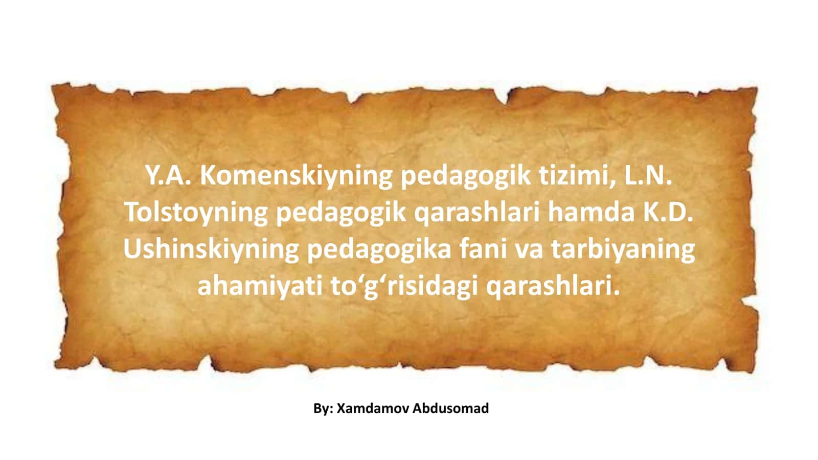 Yan Amos Komenskiy – ilmiy pedagogika asoschisi 1
