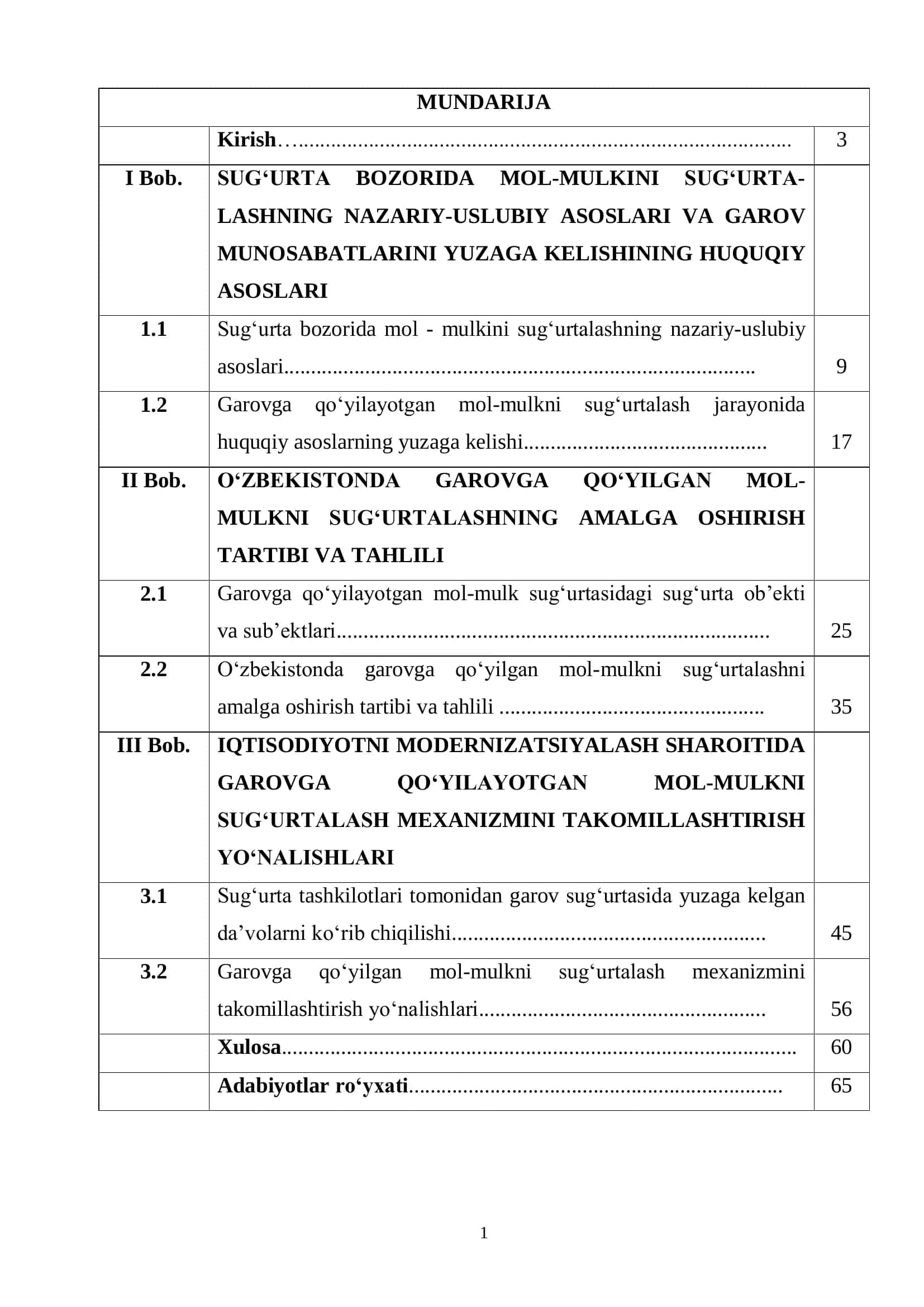 This product covers theoretical and methodological foundations of insuring property in the insurance 1
