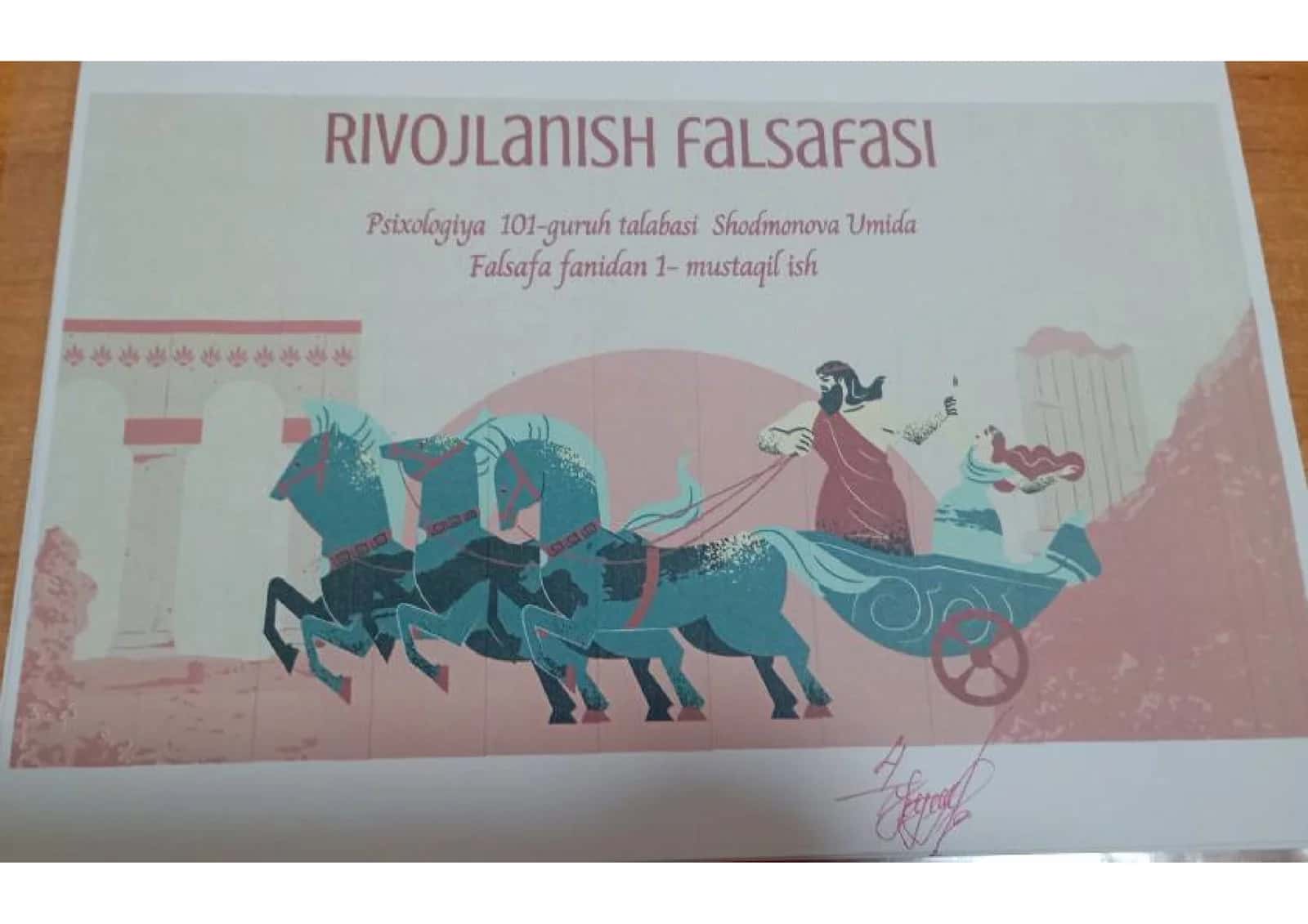 Rivojlanish falsafasi 1