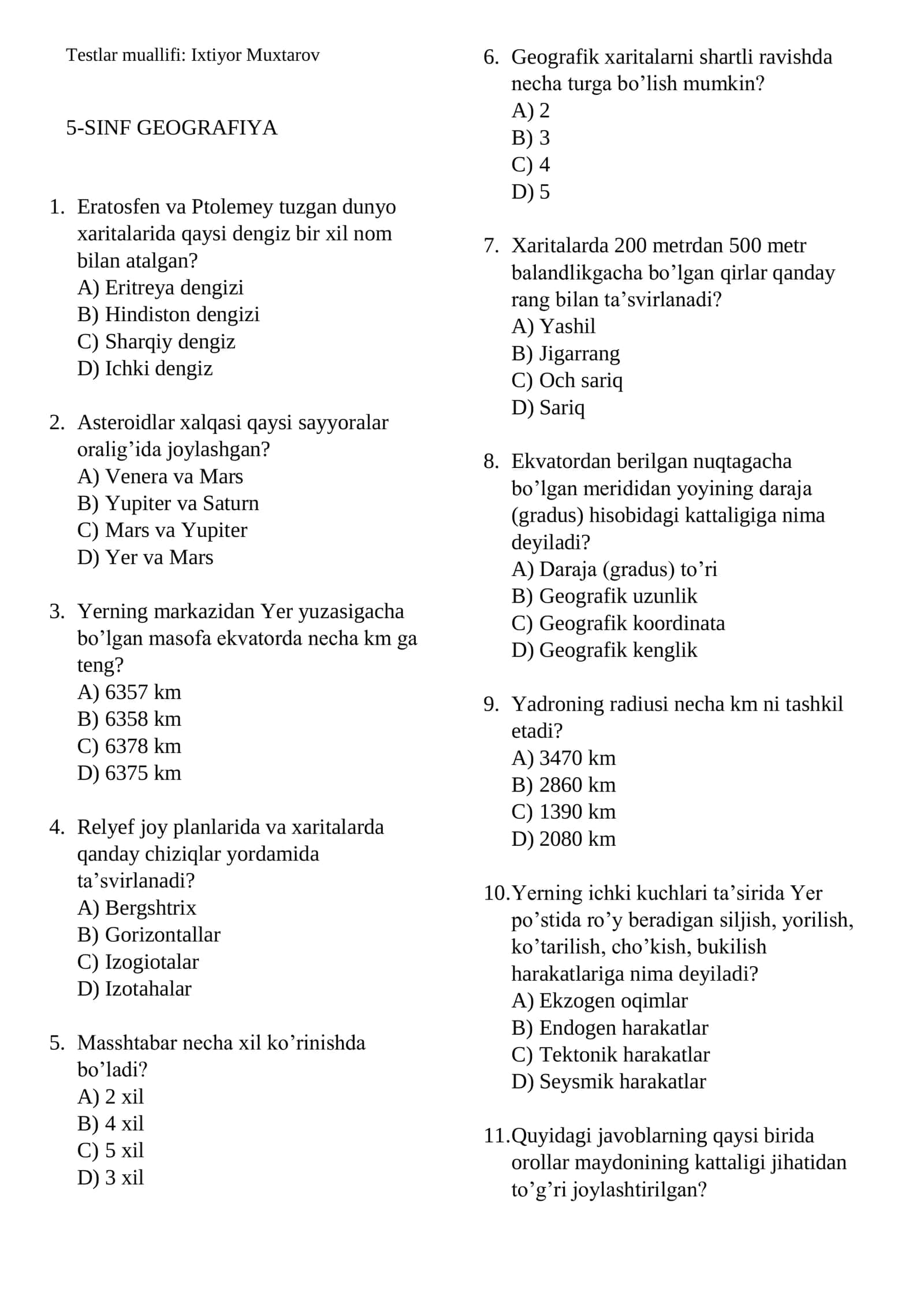 5-SINF GEOGRAFIYA 1