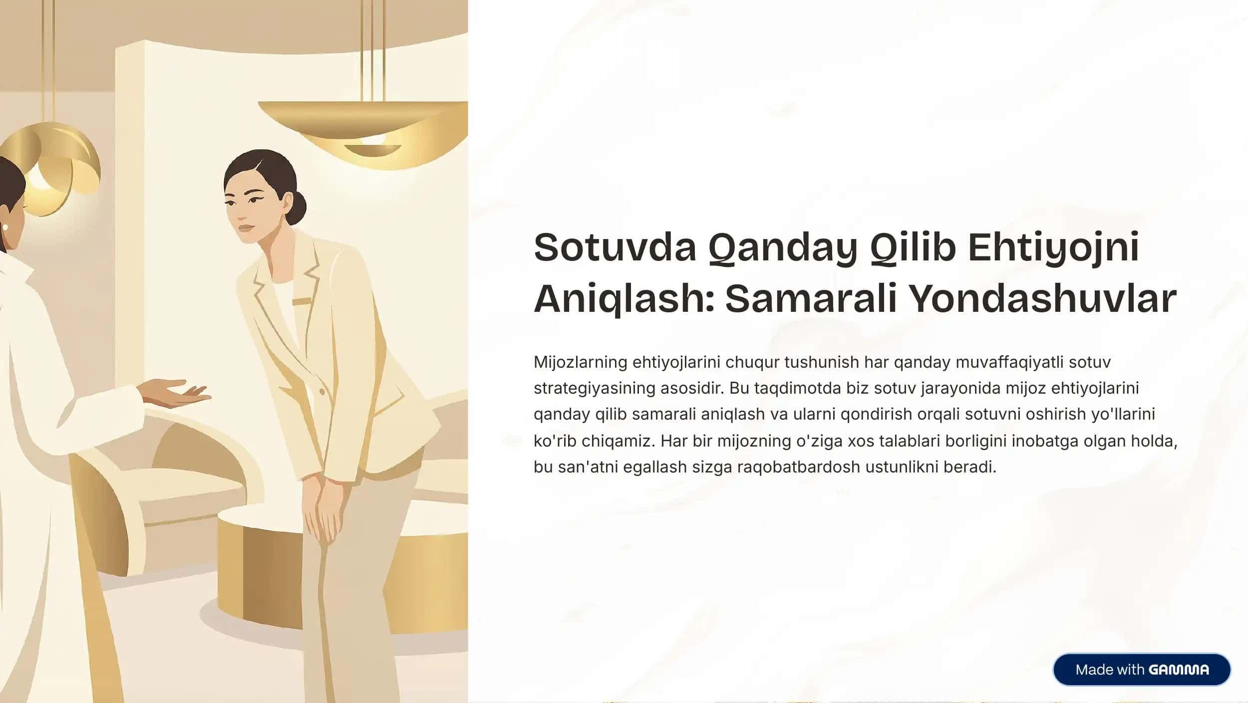 Sotuvda Qanday Qilib Ehtiyojni Aniqlash 1