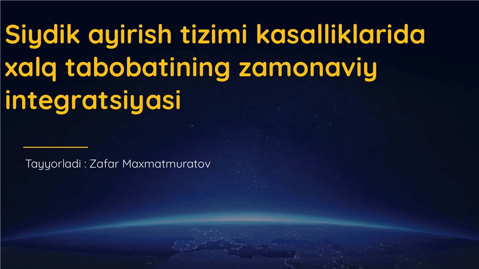 Siydik Ayirish Tizimi Kasalliklarida 1