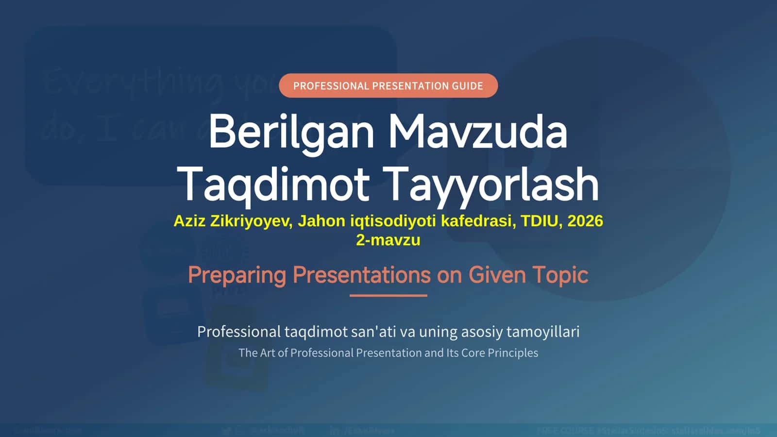 Berilgan Mavzuda Taqdimot Tayyorlash 1