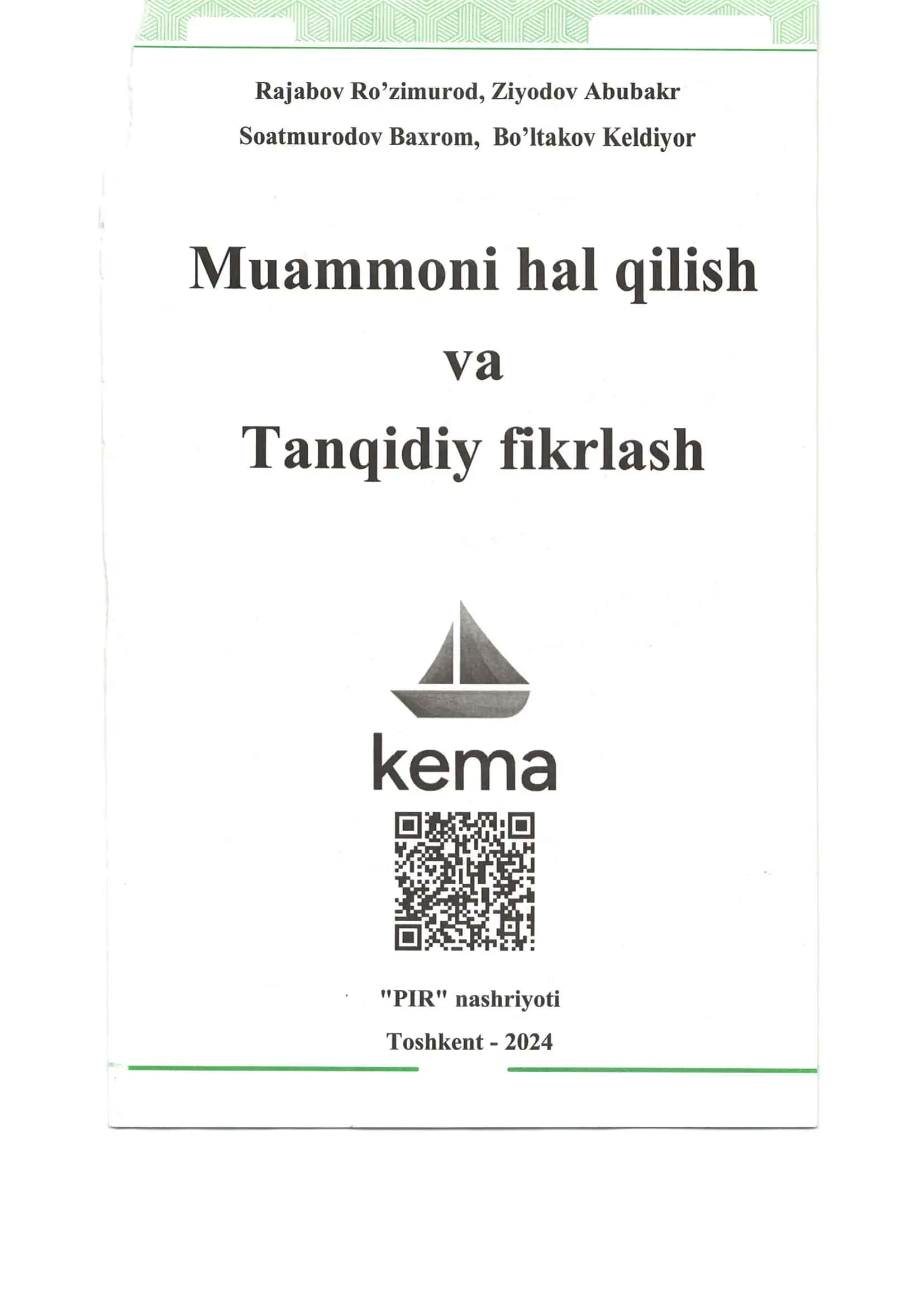 muammoni hal qilish va tanqidiy fikrlash 1