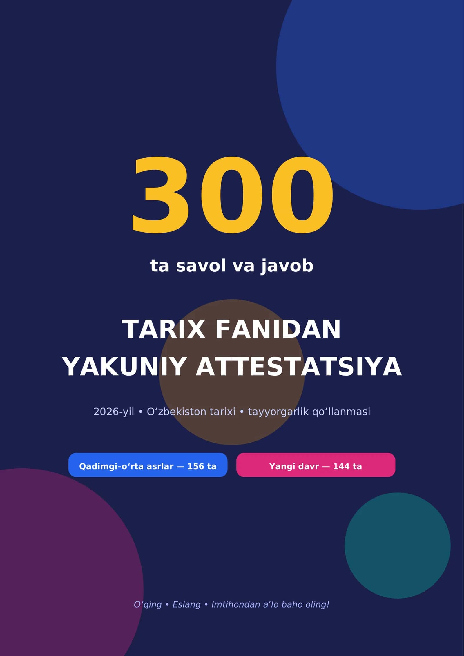 Yakuniy Attestatsiya 2026-yil 1