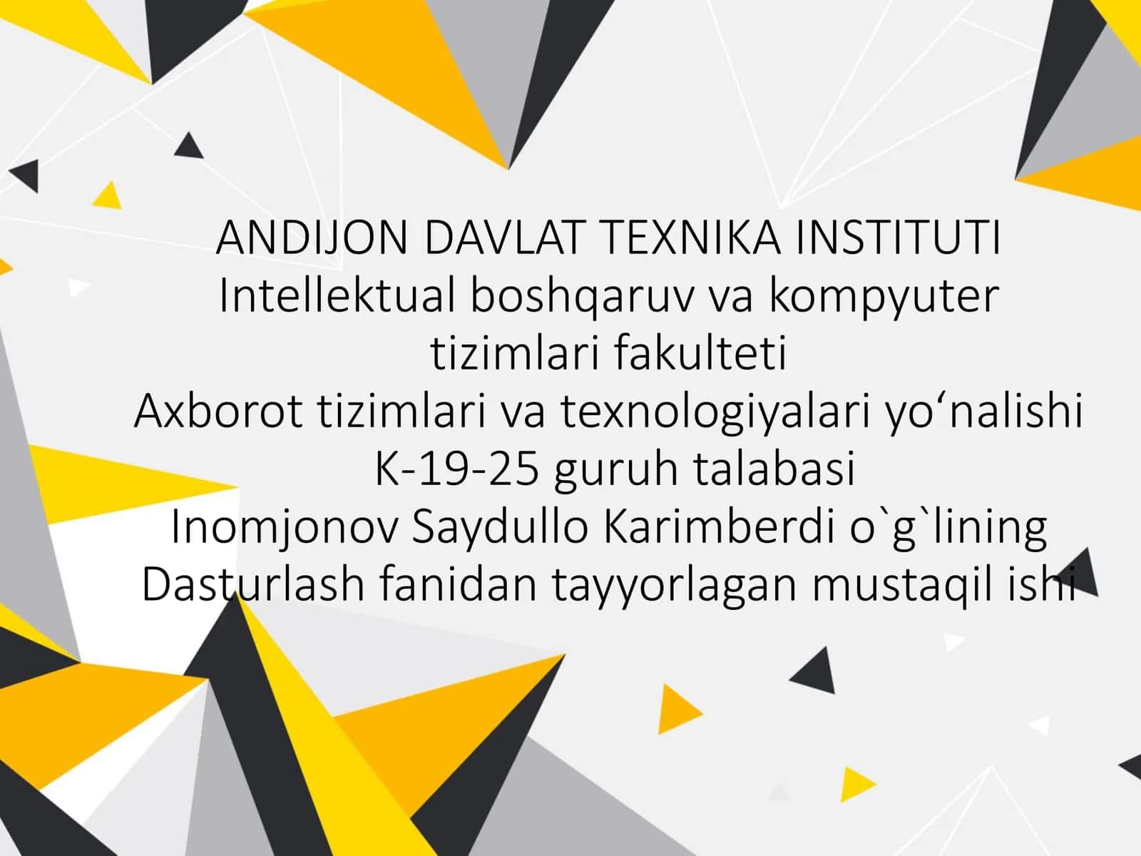 Ehtimollik modellarini yaratishga kirish 1