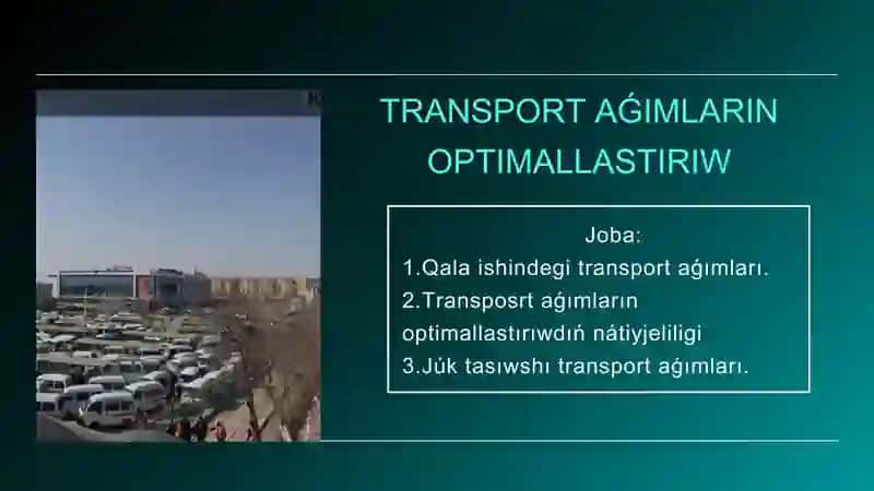 TRANSPORT AǴIMLARIN