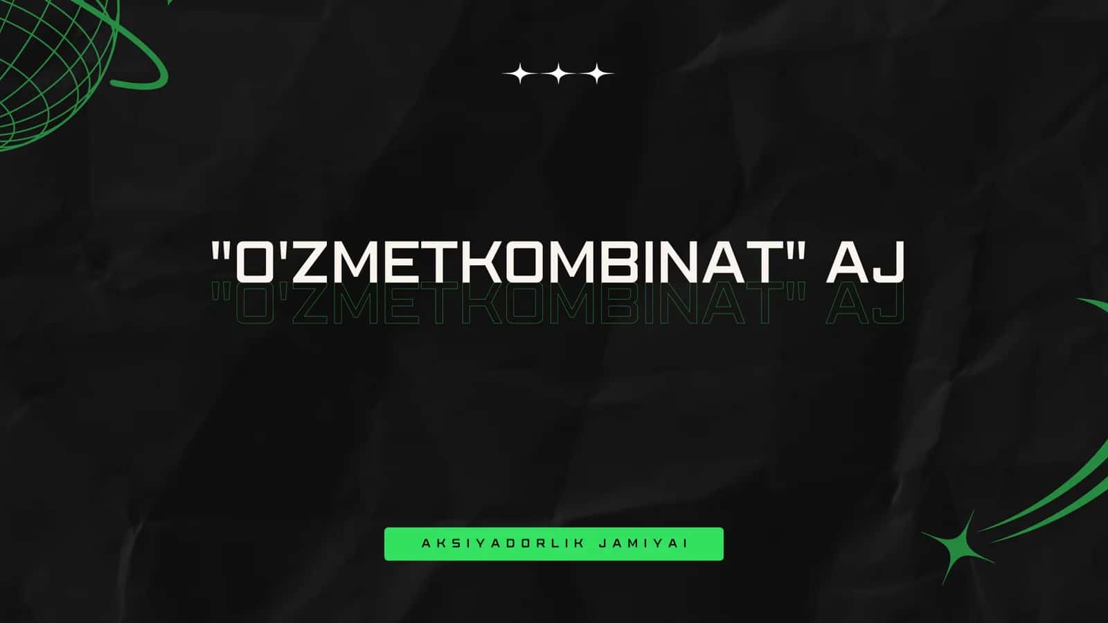 "O'zmetkombinat" AJ 1