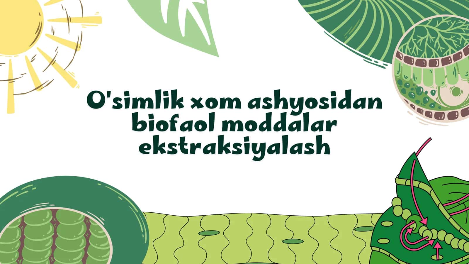 O'simlik xom ashyosidan 1