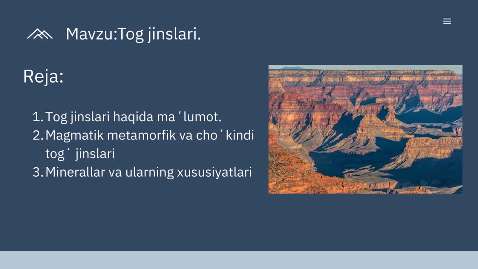 Tog jinslari 1
