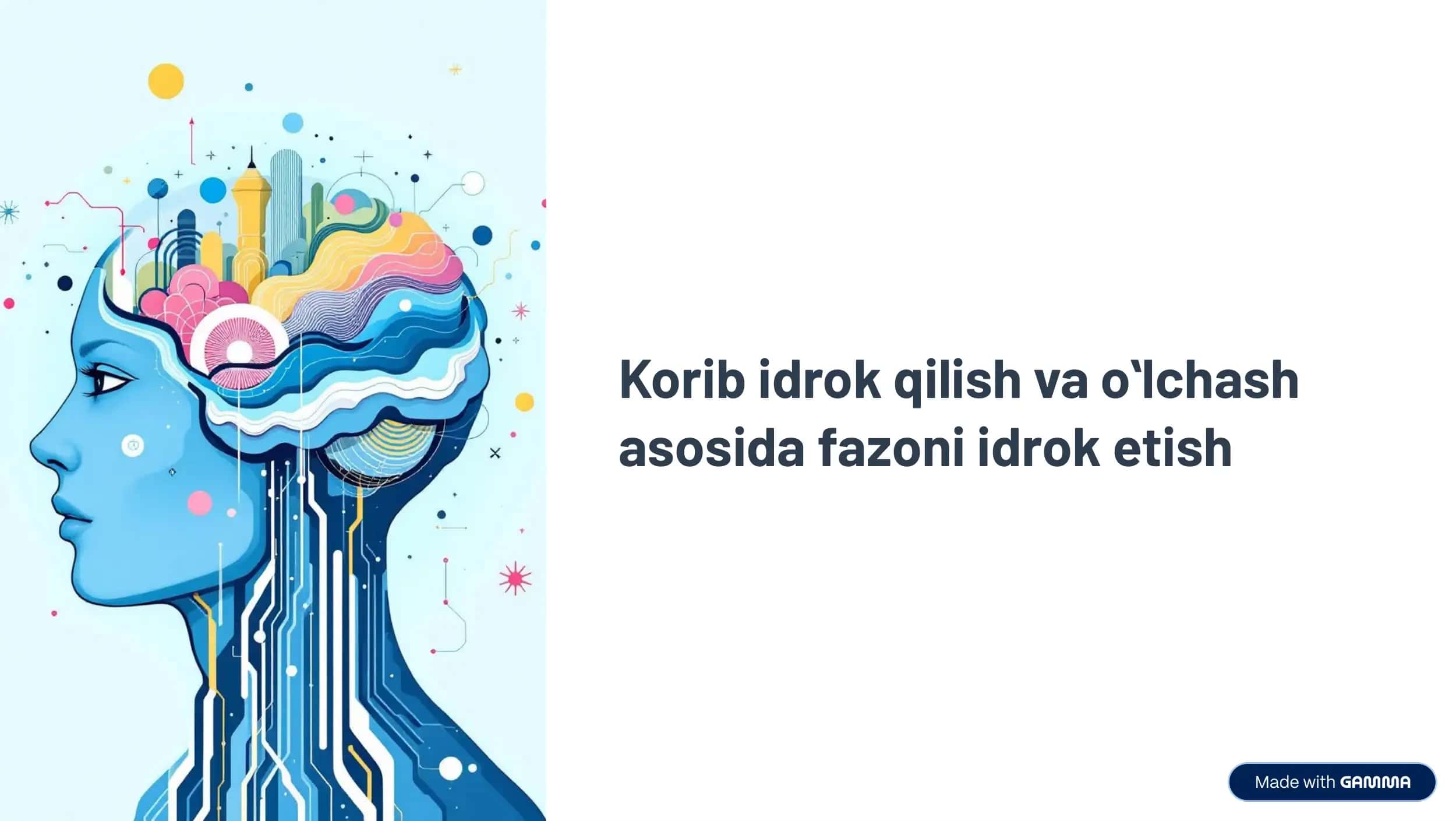 Ko'rib idrok qilish. 1
