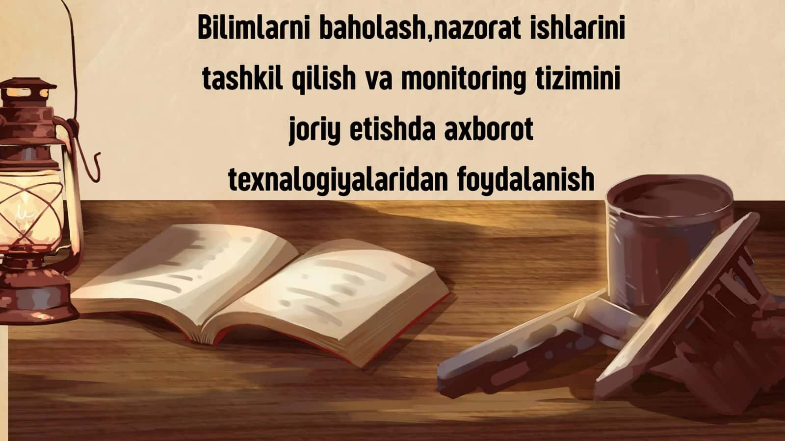 O'quv jarayonini nazorat qilish 1