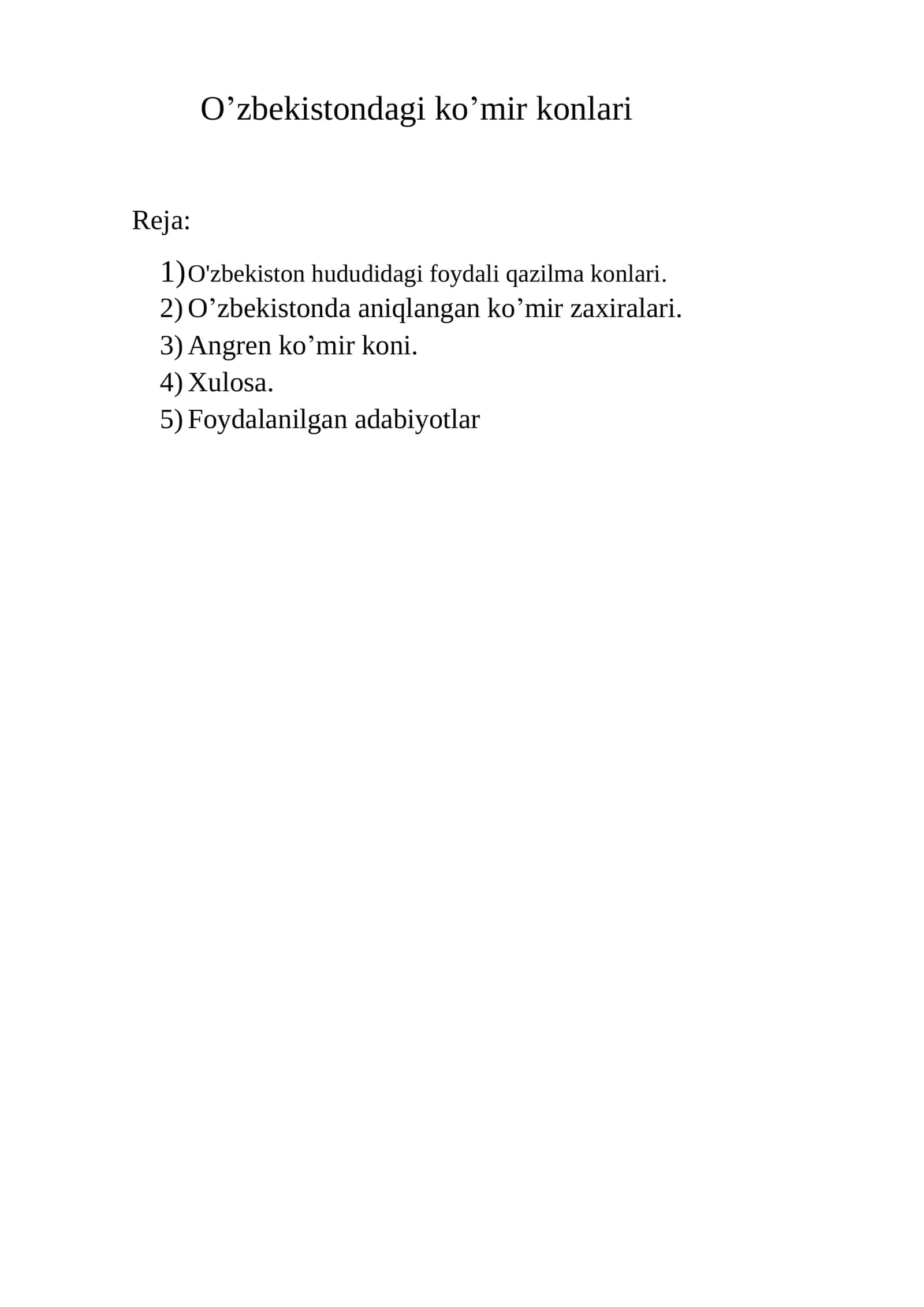 O’zbekistondagi ko’mir konlari 1