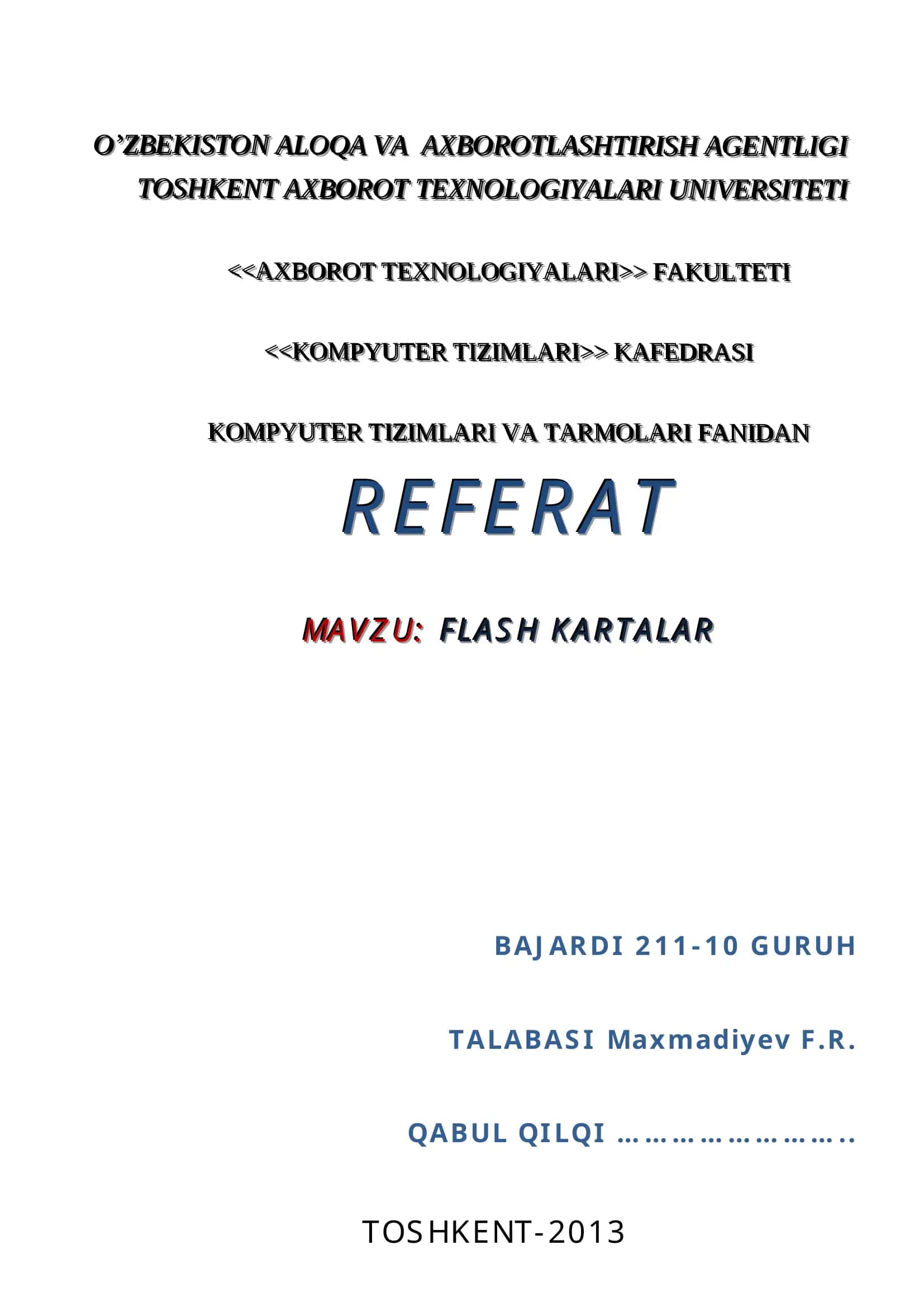 FLASH KARTALAR 1