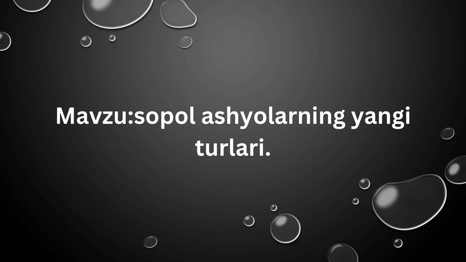 sopol ashyolarning yangi turlari 1