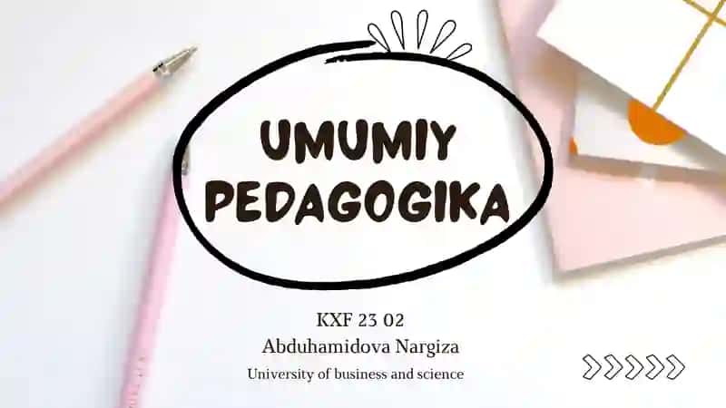 Ta'lim tashkilotlari pedagogik xodimlarining huquqiy maqomi