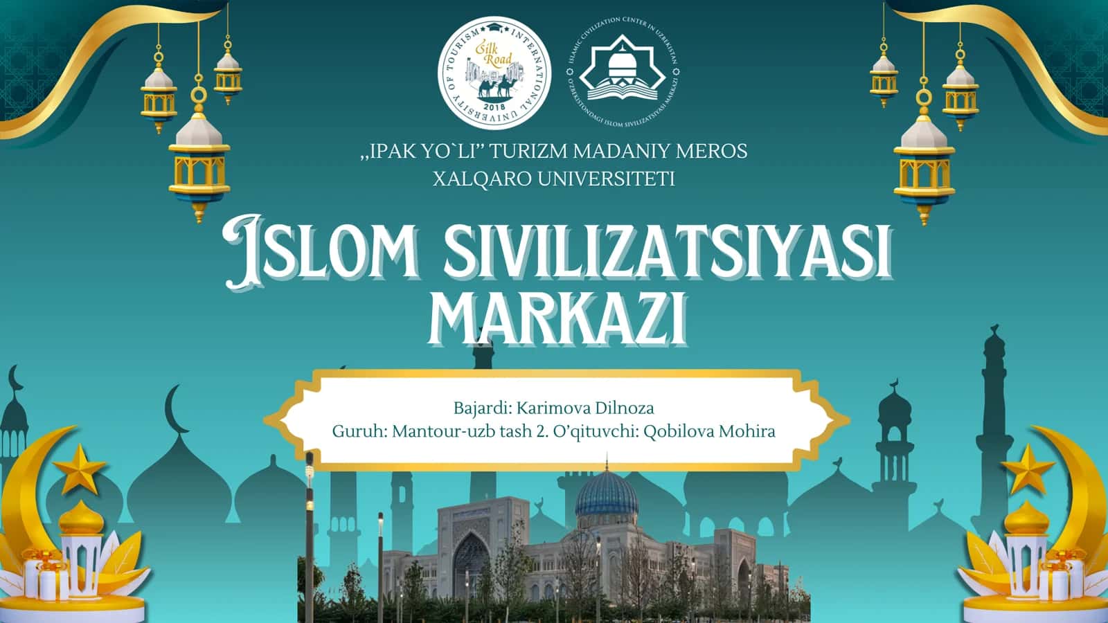 Islom sivilizatsiyasi markazi 1