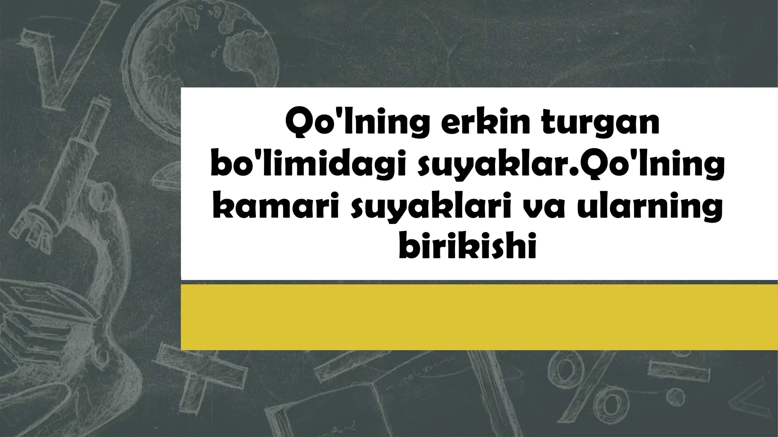 QO‘LNING ERKIN SKELETI 1