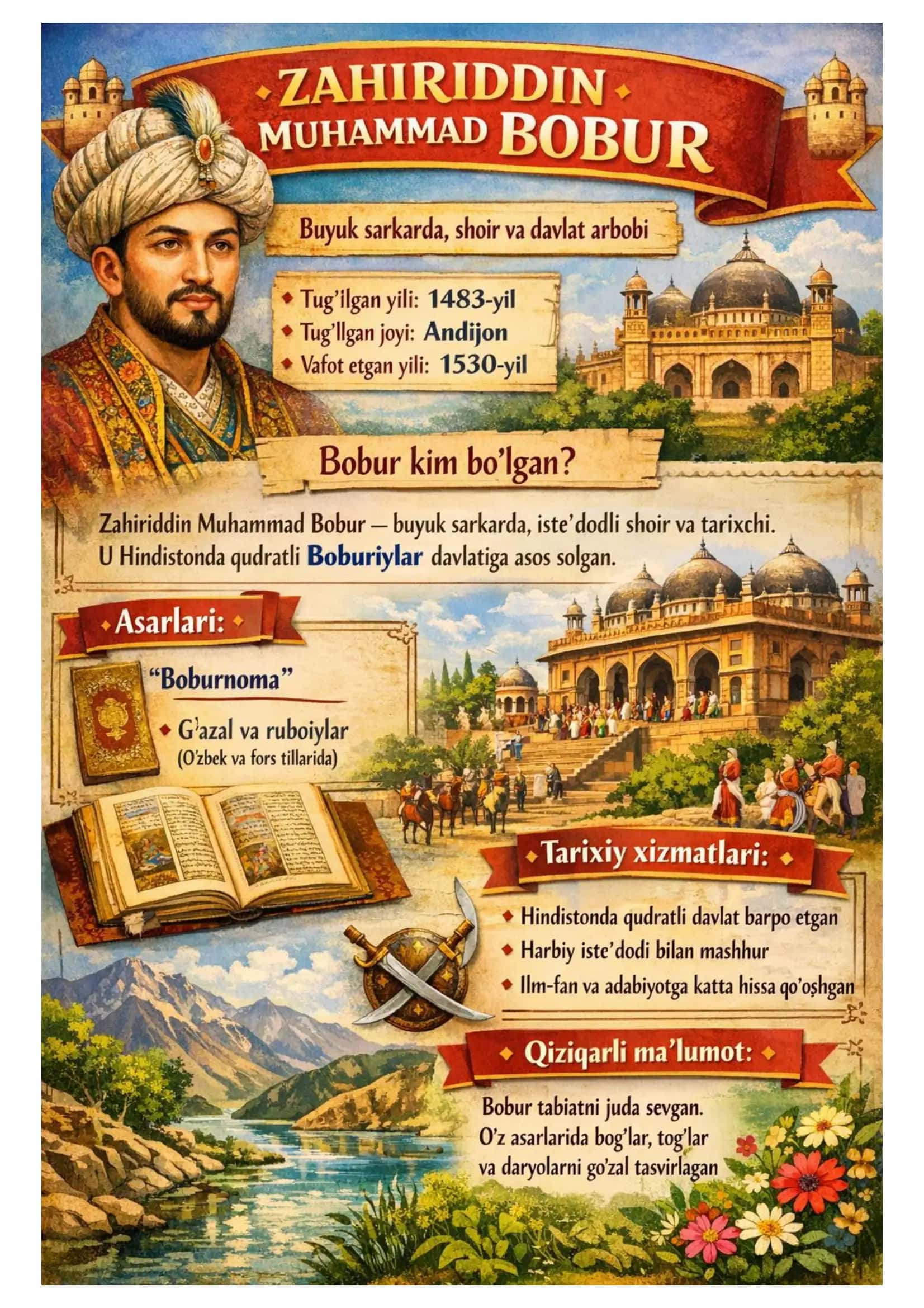 Zahiriddin Muhammad Bobur 1