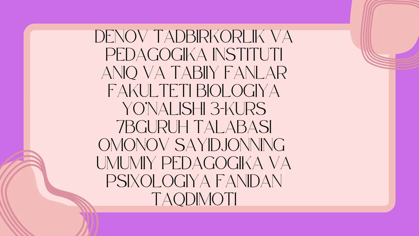 Yosh avlod tarbiyasida oila va mahallaning o’rni 1