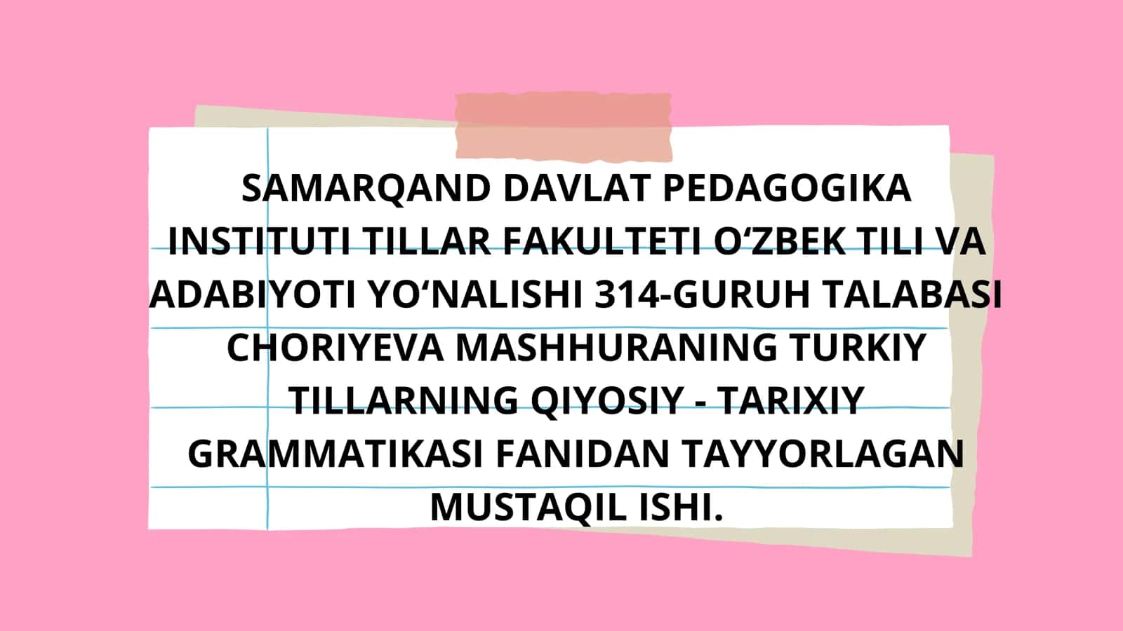 Feʼl soʻz turkumidagi zamon va mayl munosabatlari 1