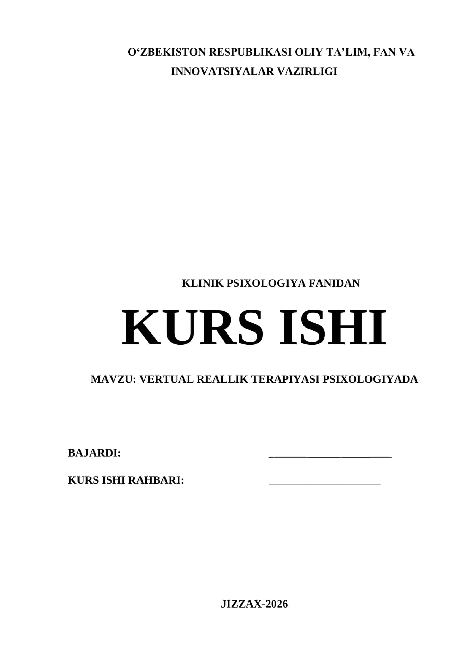VERTUAL REALLIK TERAPIYASI PSIXOLOGIYADA 1