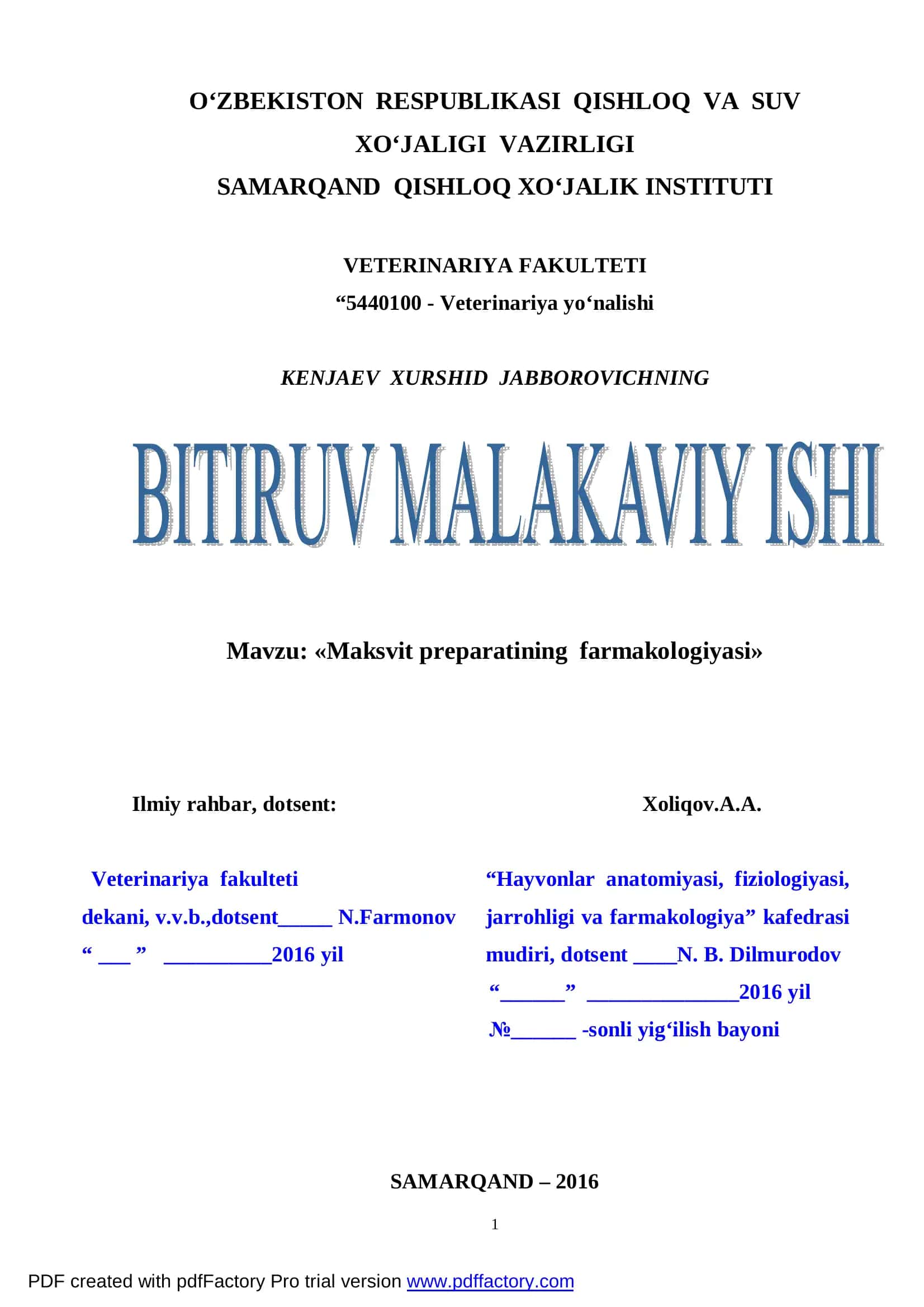 Maksvit preparatining farmakologiyasi 1