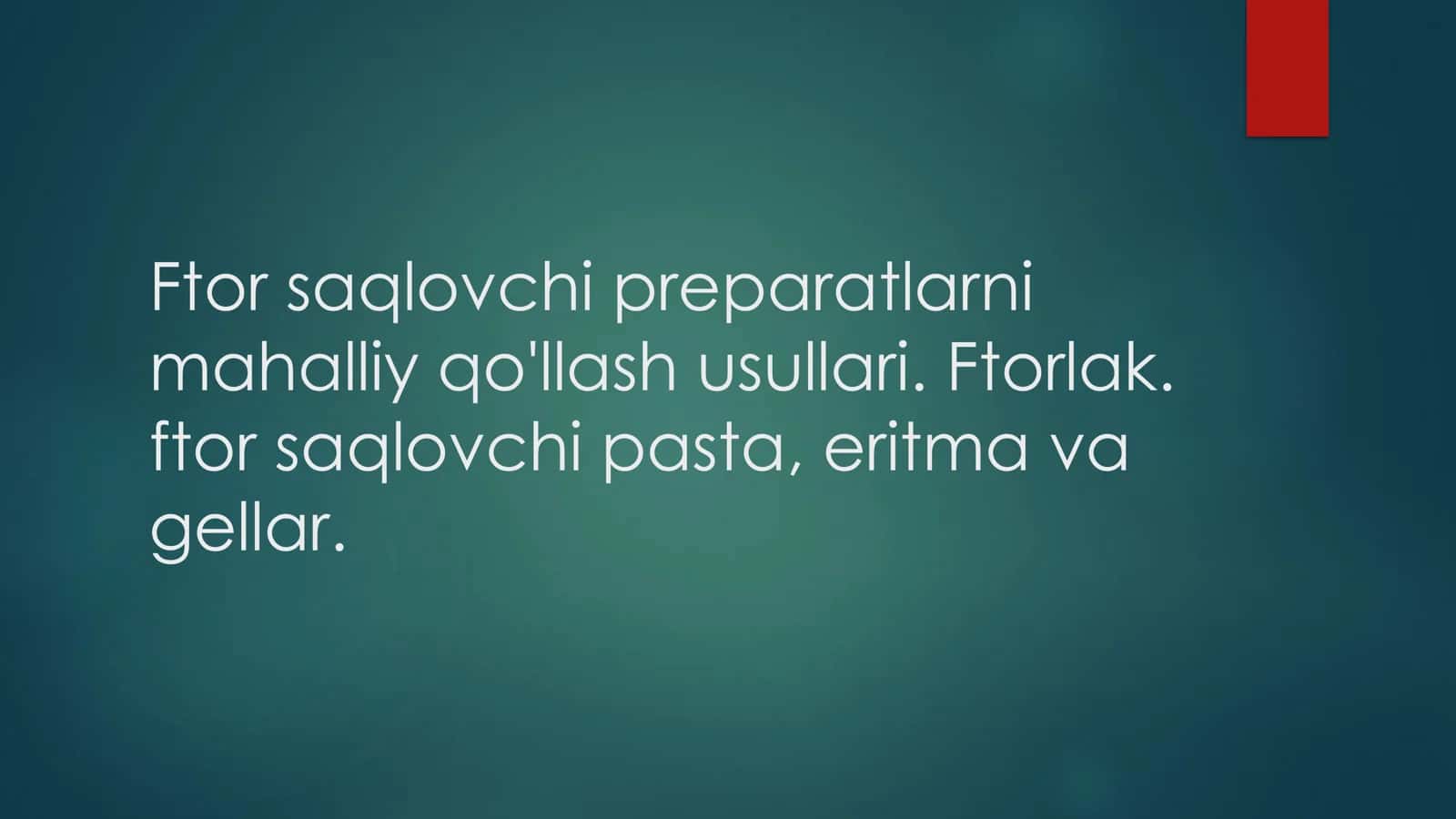 ftor saqlovchi preparatlar 1