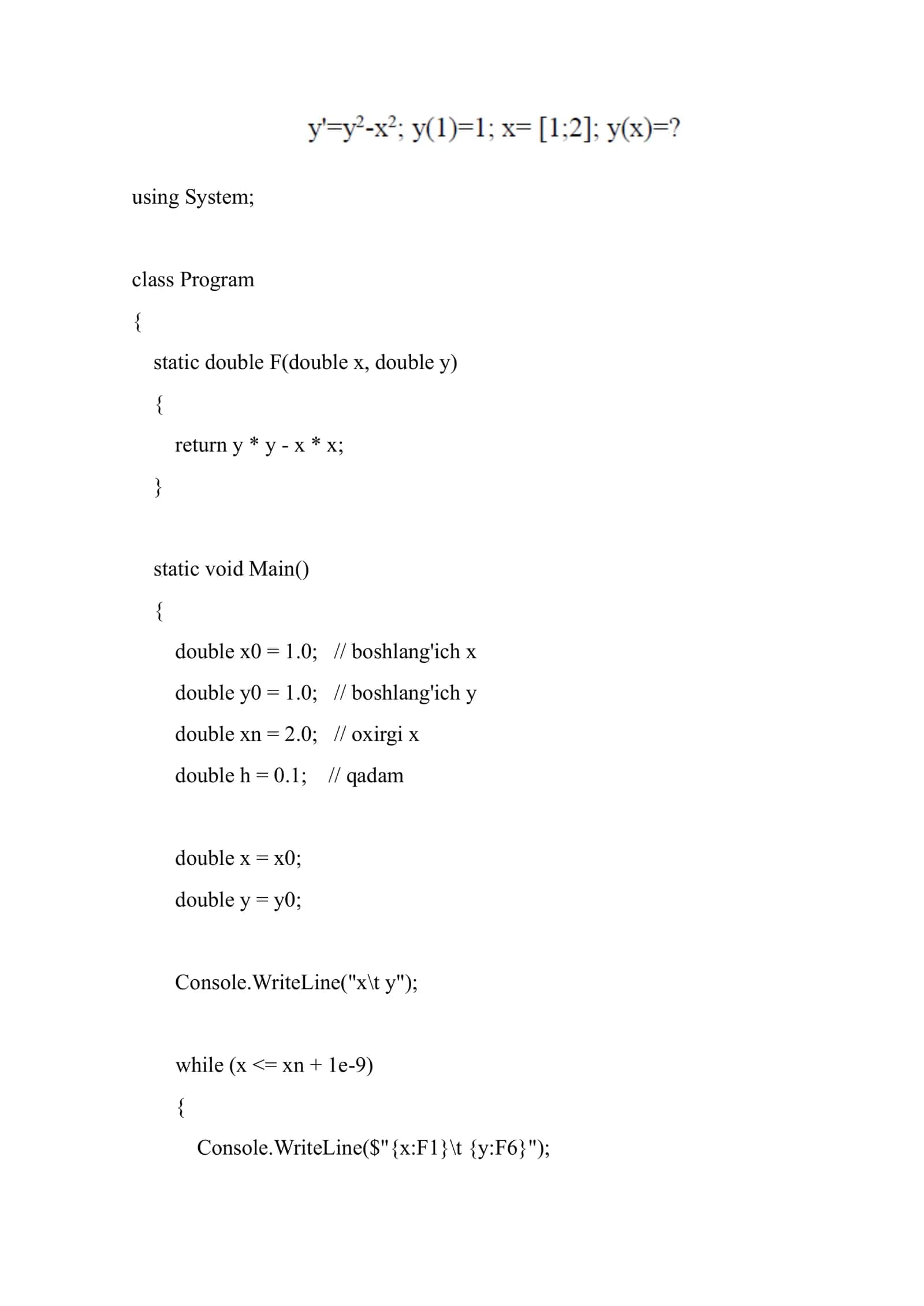 Euler formulasi 1