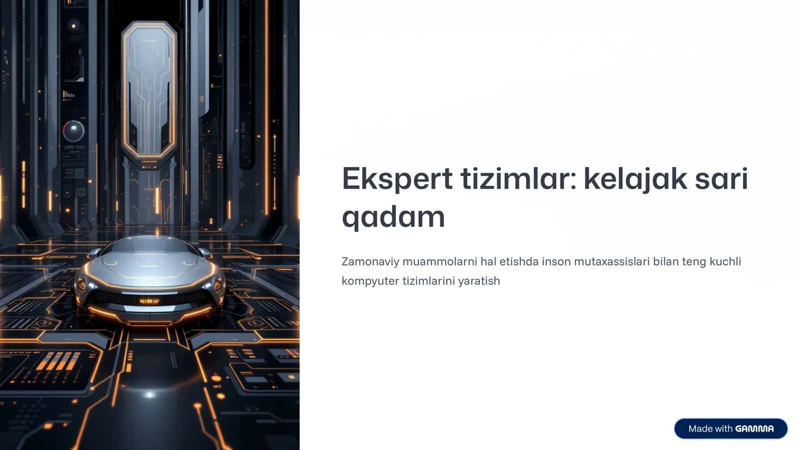 Ekspert tizimlar: kelajak sari qadam 1