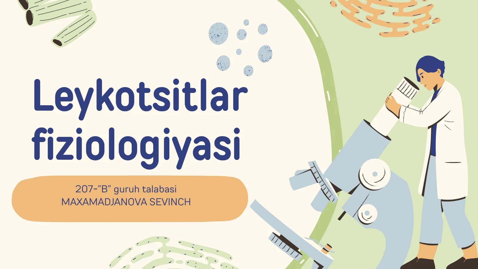 Leykotsitlar fiziologiyasi 1