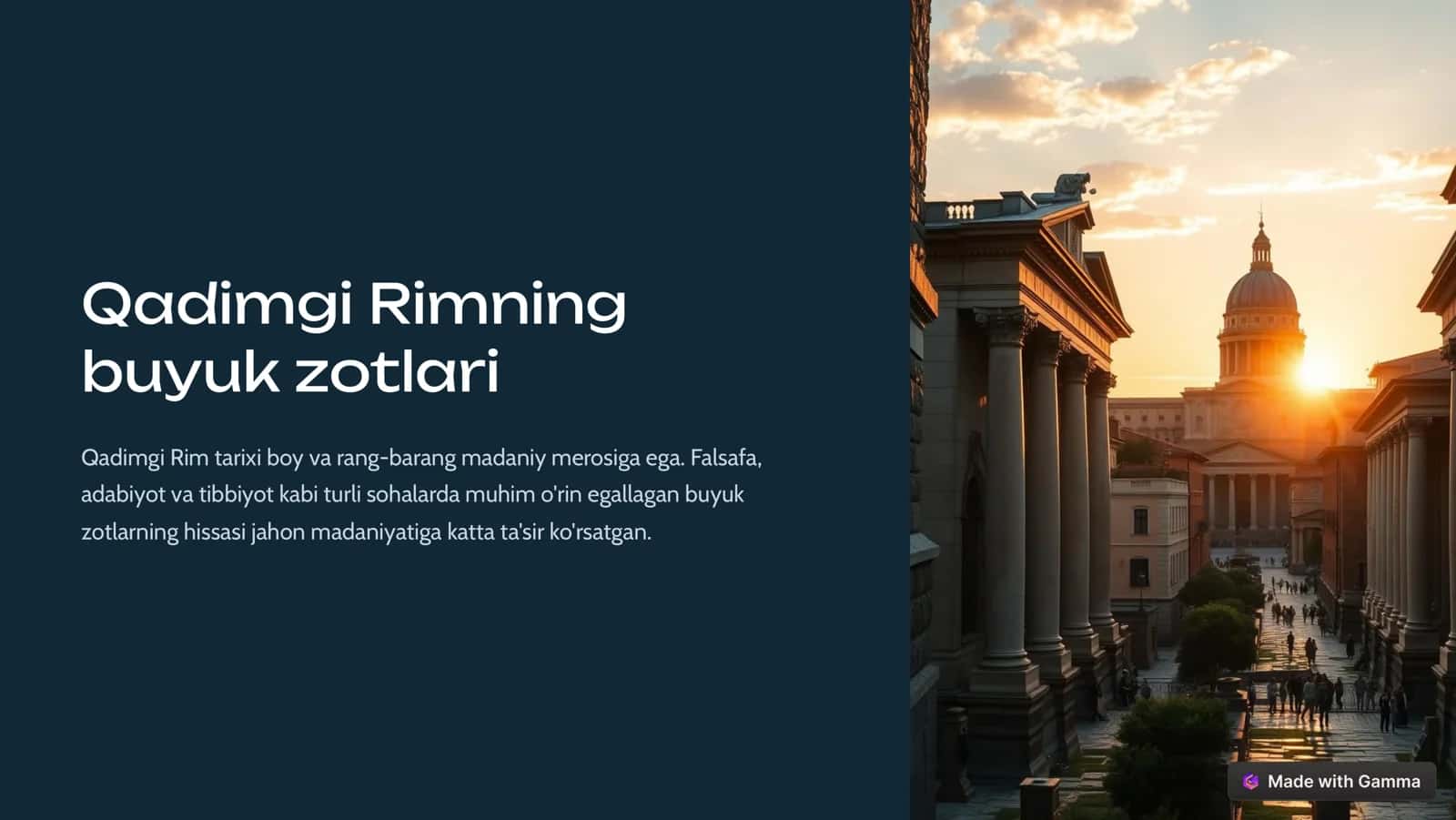 Qadimgi Rimning buyuk zotlari 1