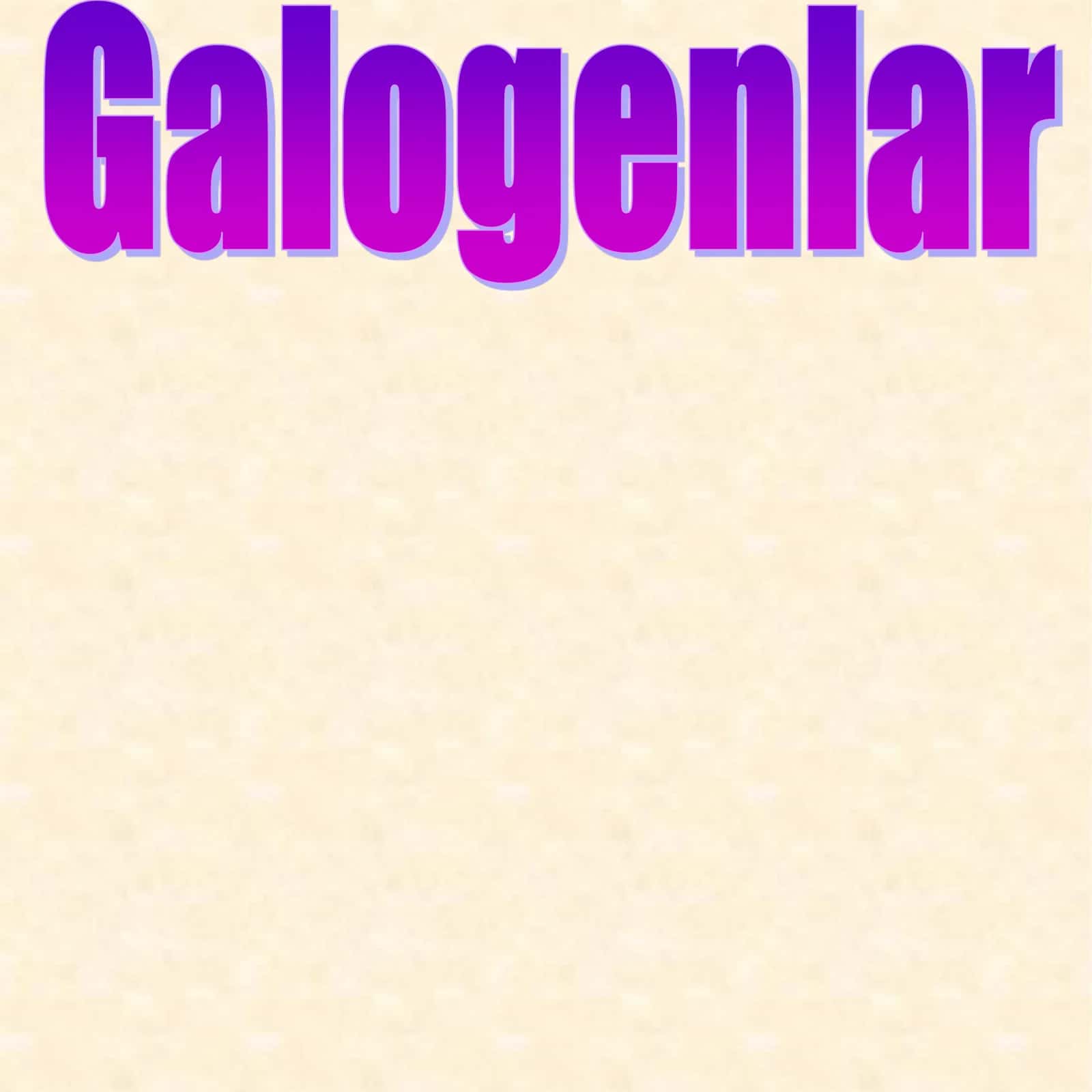 Galogenlar Tuzilishi 1