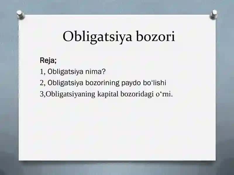 Obligatsiya bozori