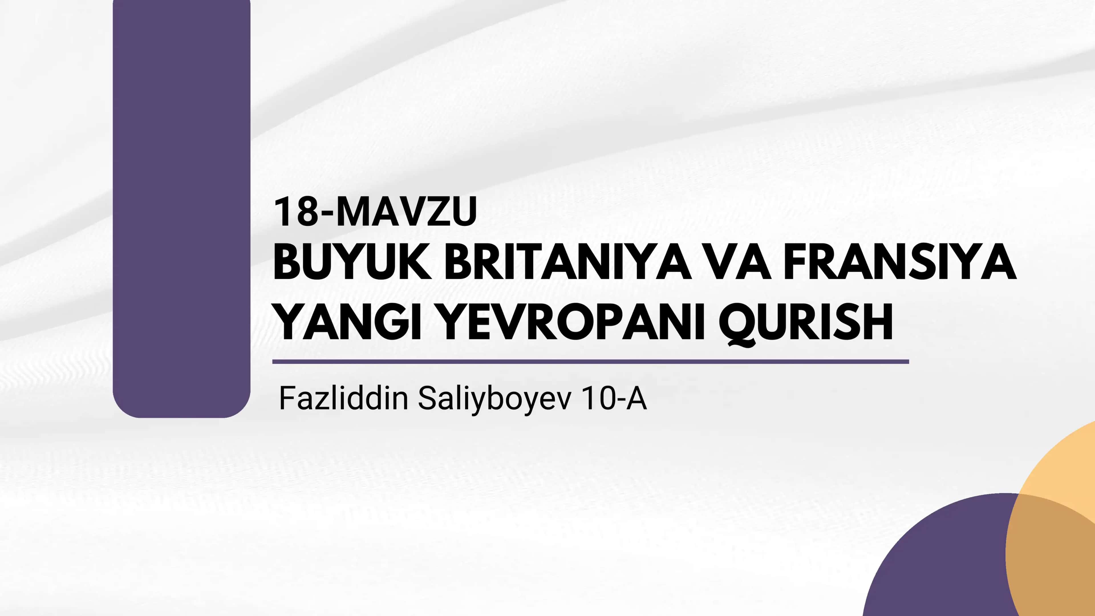 10-sinflar uchun Jaxon tarixidan loyiha ishi 1