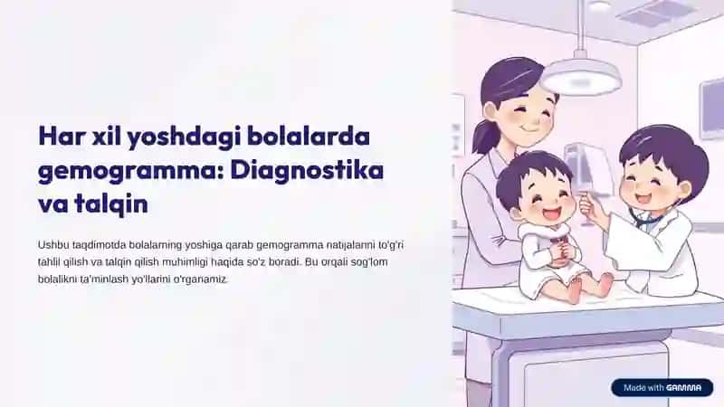 Gemogramma: Diagnostika va talqin