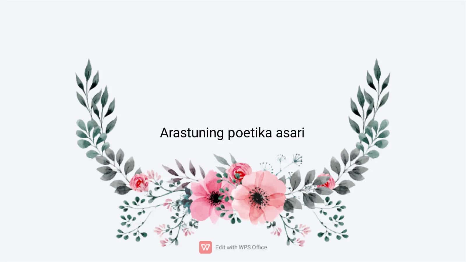 Arastuning poetika asari 1
