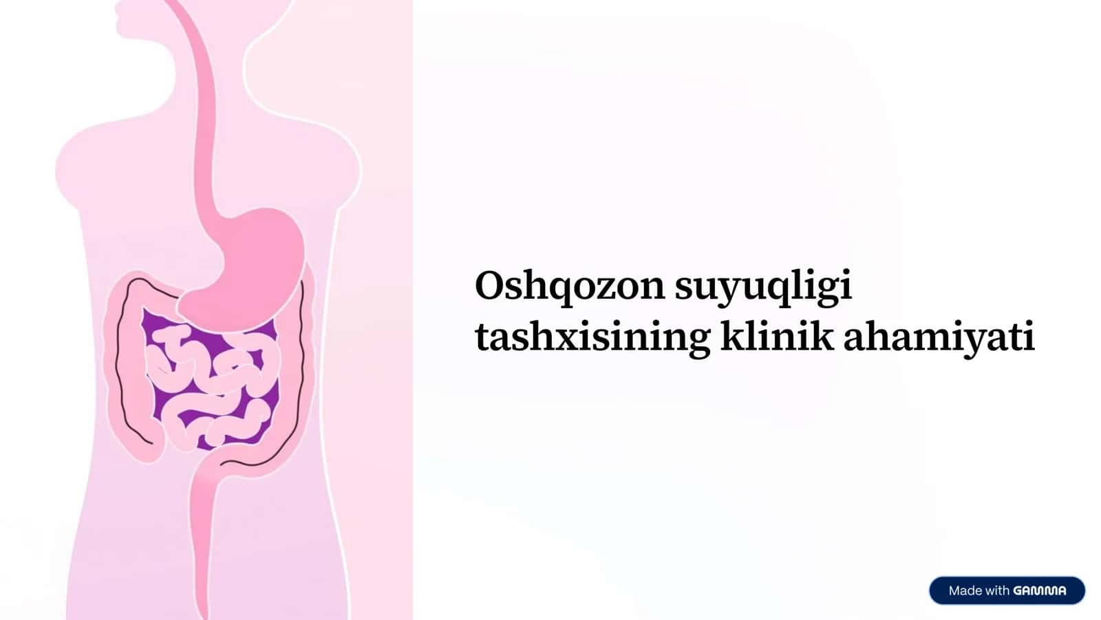 Oshqozon suyuqligi tashxisining klinik ahamiyati 1