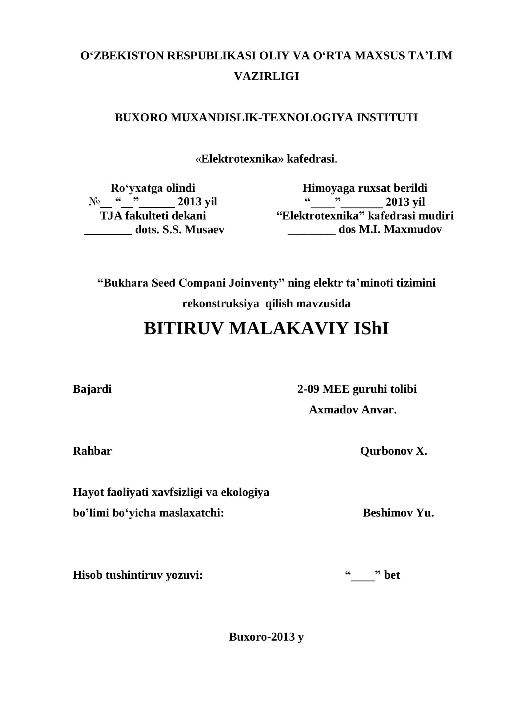 Rekonstruksiya qilish mavzusida 1