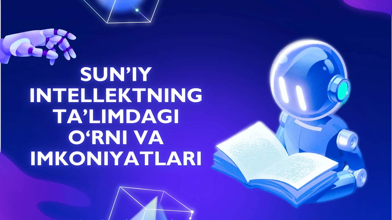 Sun'iy intellekt. AI. 1