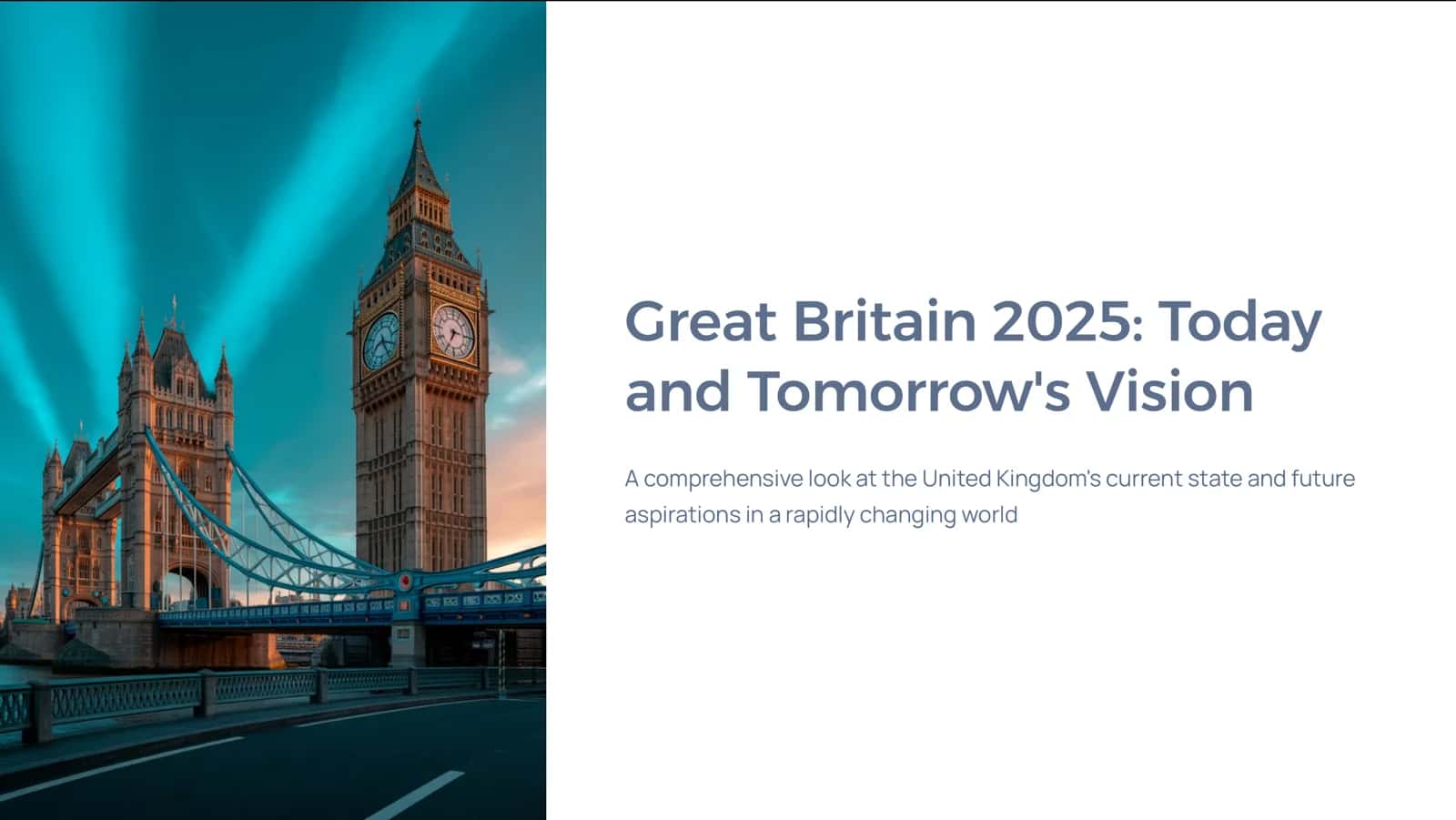The UK in 2025: Essential Facts 1