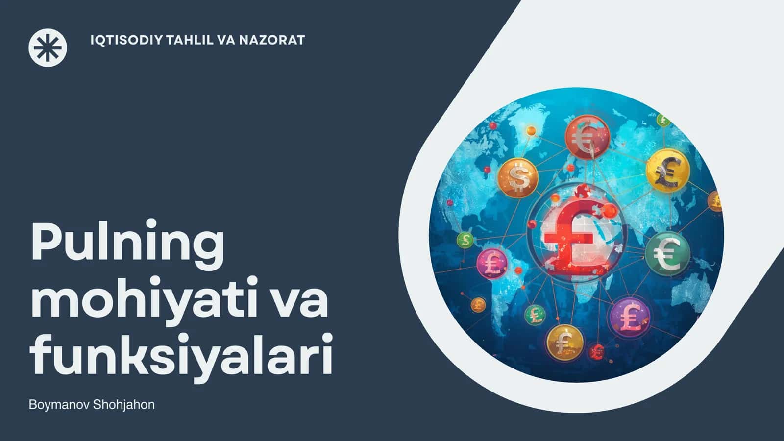 Pulning mohiyati va funksiyalari 1