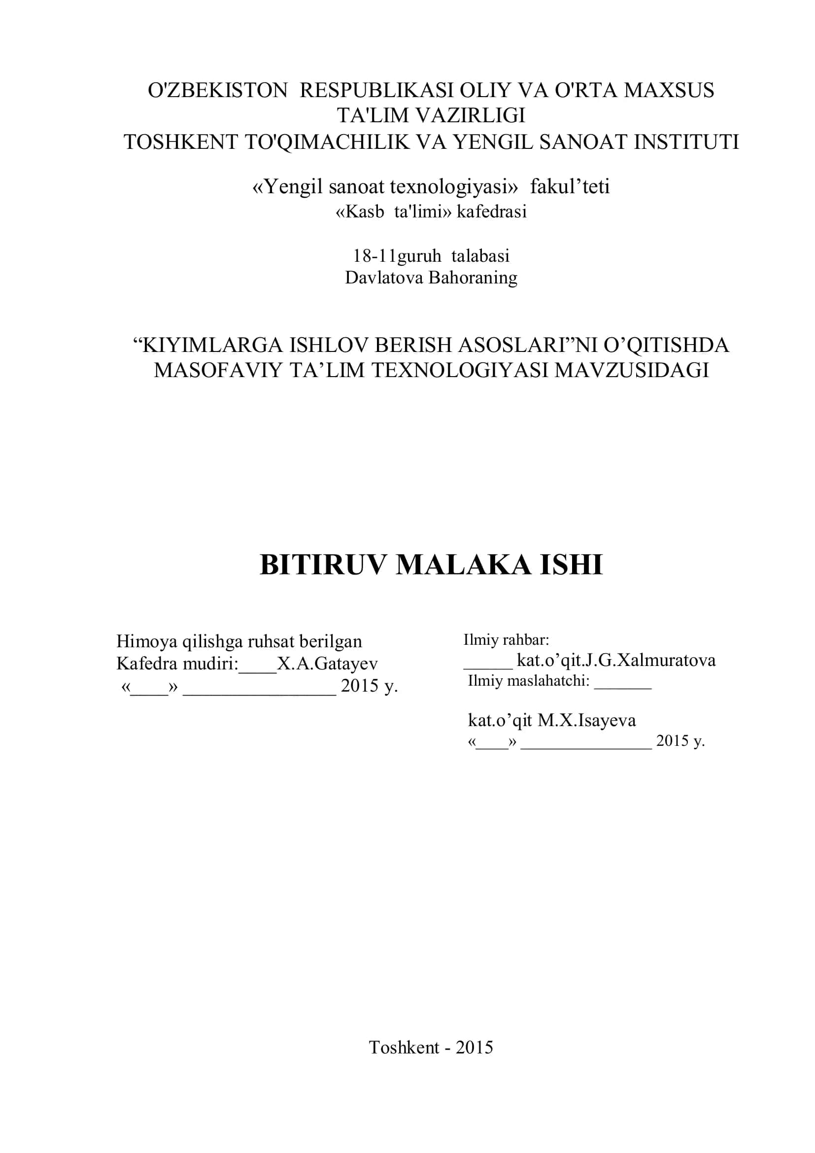 KIYIMLARGA ISHLOV BERISH ASOSLARI 1