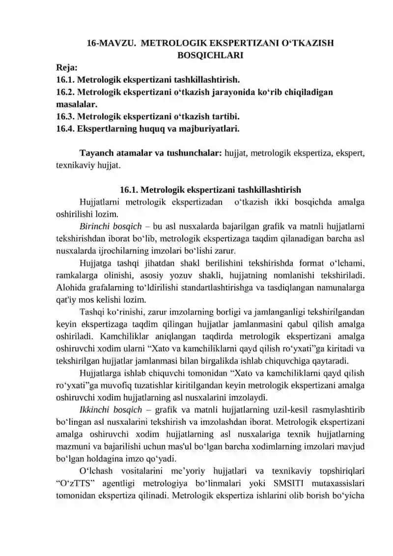 Meyrologik ekspertiza o'tkazish bosqichlari