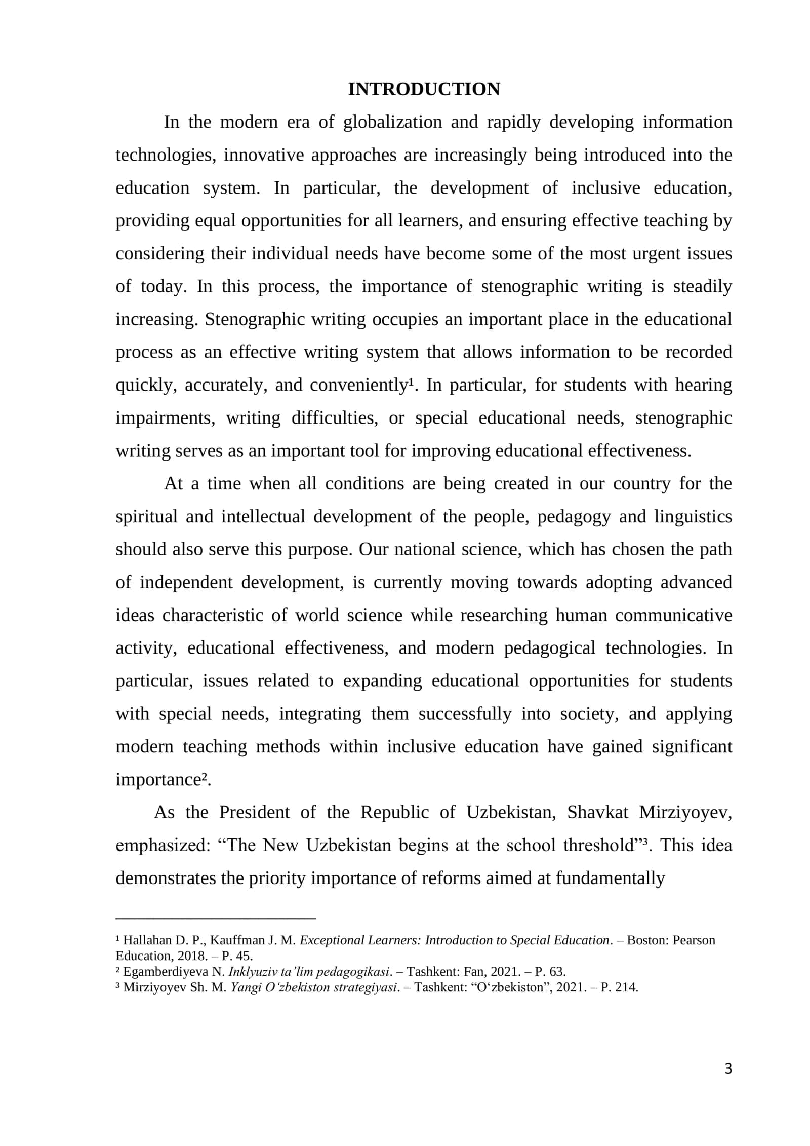 Stenographic writing in modern education 1