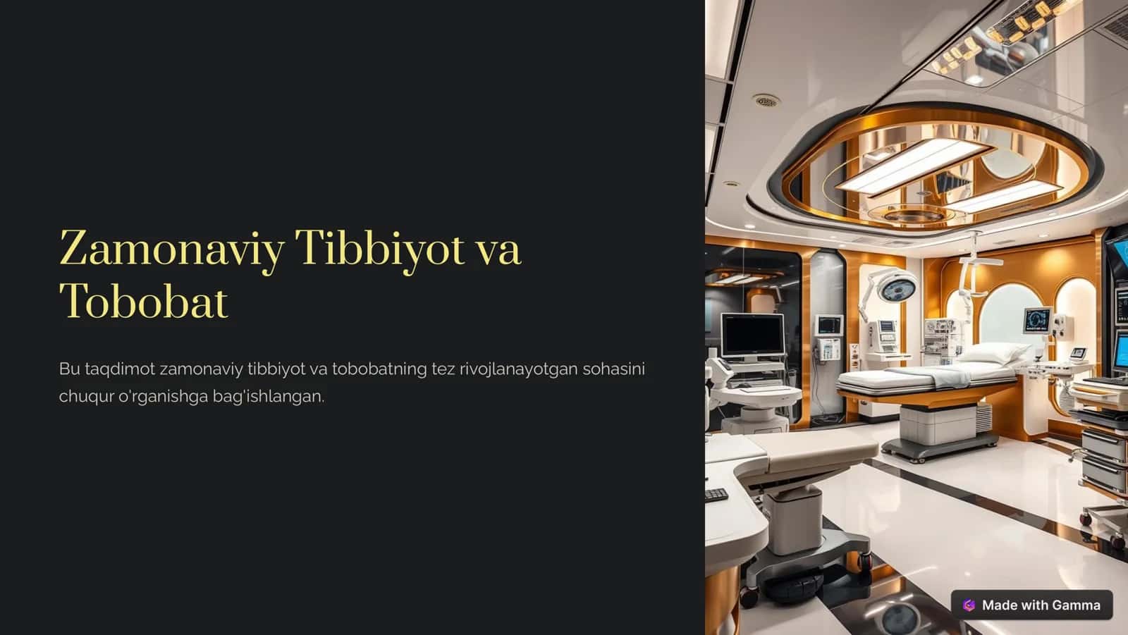 Zamonaviy Tibbiyot va Tobobat 1